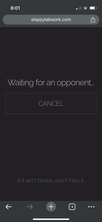 Waiting for opponent